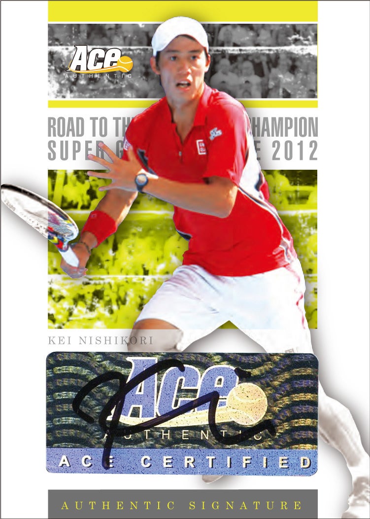 テニスカードのACE社から『錦織圭カードセット第2弾』が登場