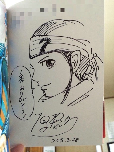 キングダム」作者 原泰久先生サイン会・レポート/東明館高校 2015.3.28