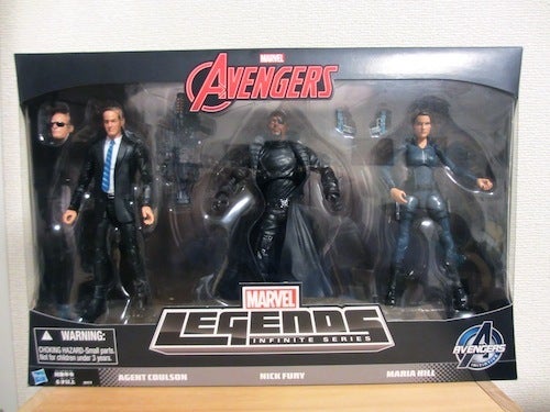 ハズブロ マーベルレジェンド シールド3パック ニック・フューリー