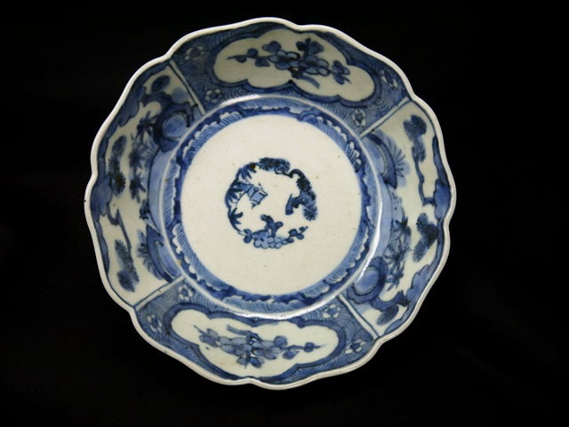 1292 中国 骨董 大明成化年製 染付 飾り皿 時代物 【公式通販】