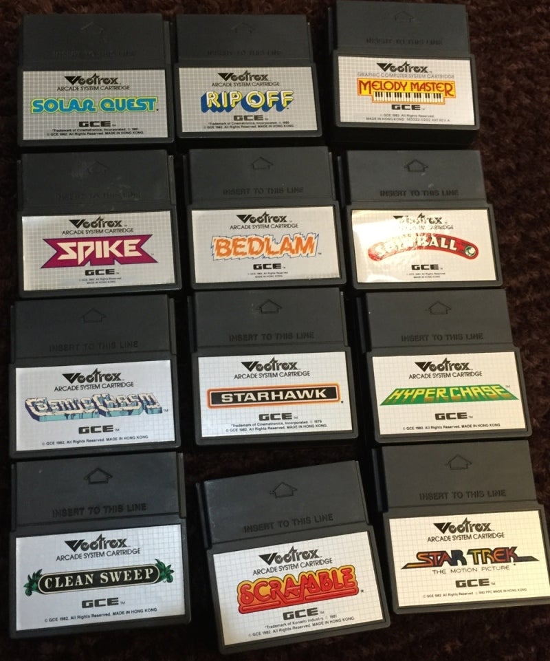 VECTREXのカートリッジを改造 | Arcade Cabinet