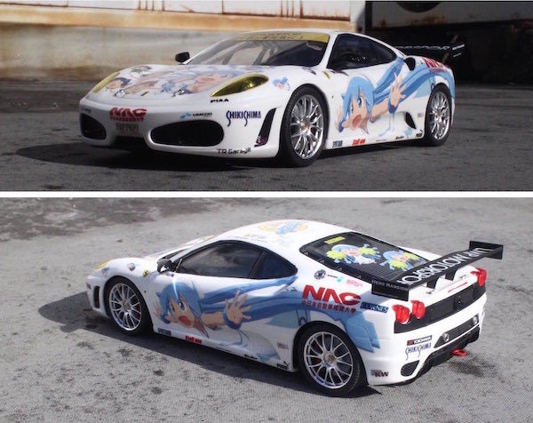 イカ娘フェラーリF430（フジミ1/24）その6 真の完成 | プラモな気分