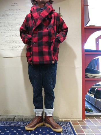 KAPITAL チェックリングコート＆スロウガン チェスターコート 暖かな