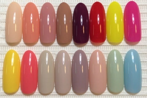 ♡ エースジェル カラーサンプル(色見本) 127色 | なぁぽんのネイル帖