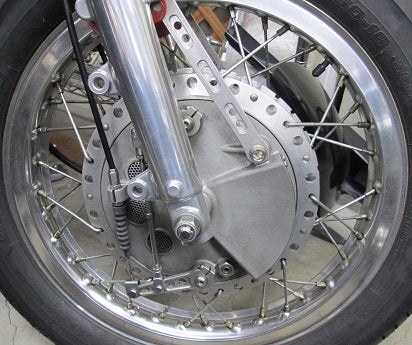 ヤマハSR用『スミス商会 2リーディングダブルパネル レーシング