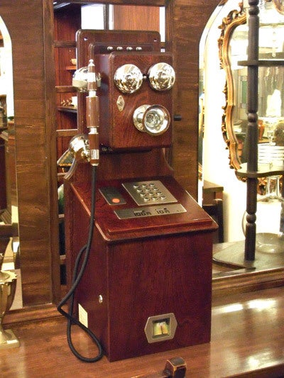 クラシックピンクTEL 日本電信電話公社製 公衆電話 アンティーク調