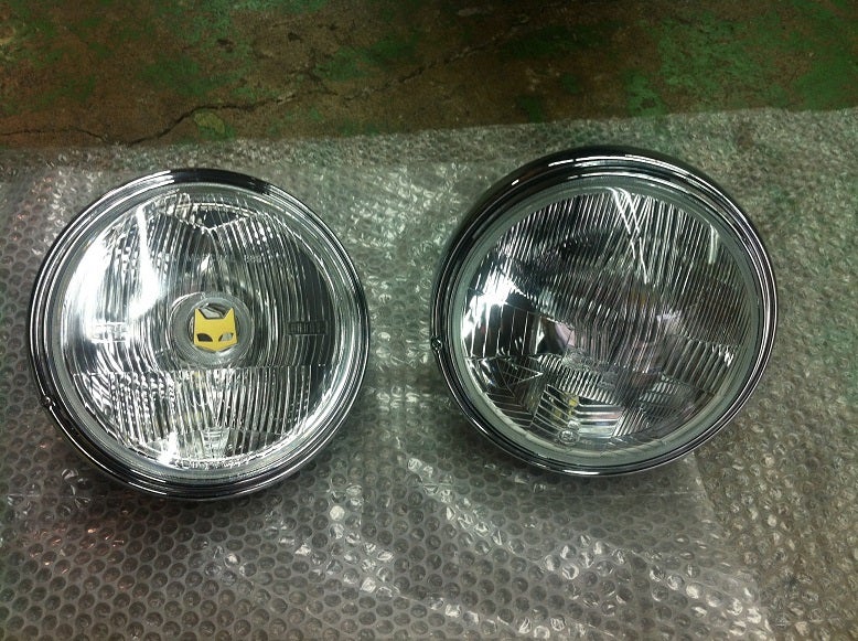 Z1、Z2などの旧車のヘッドライトにHIDをカスタム！今回はゼッツー