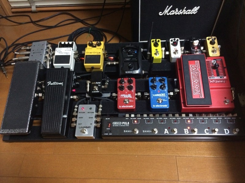 エフェクターボードのレイアウト変更 | 冷や汗かいても後悔せず