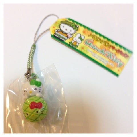 ハローキティ根付 メロンパン ご当地キティ サンリオ レトロ ご当地