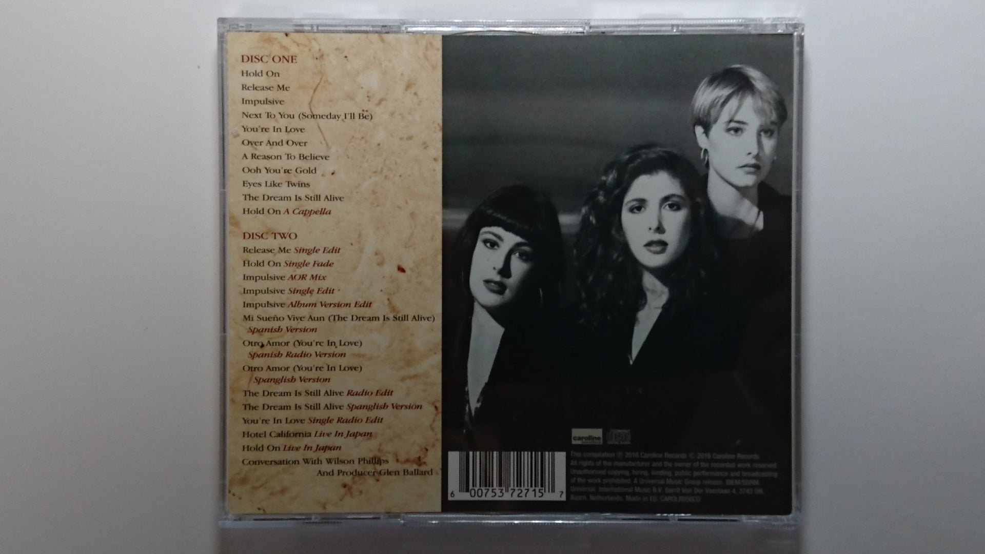 ウィルソン・フィリップス / ウィルソン・フィリップス（リマスター