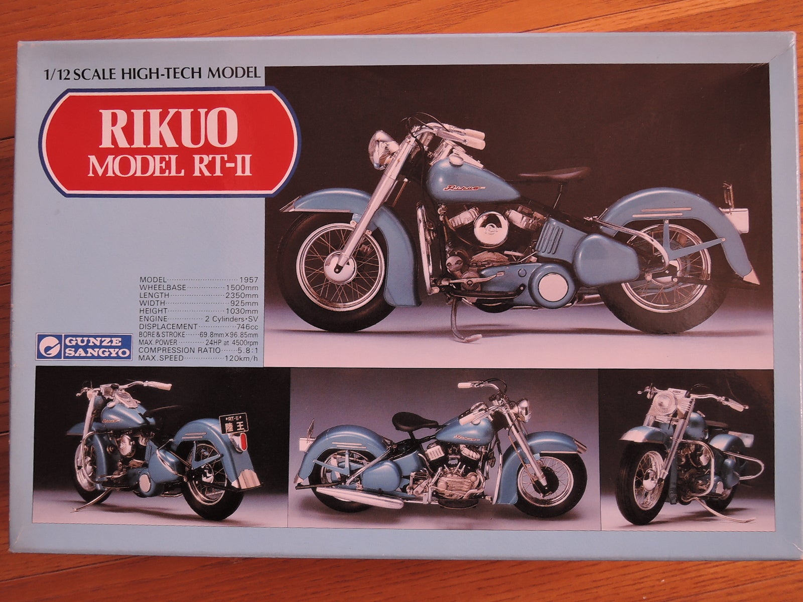 GUNZE産業社製1/12 陸王RT－Ⅱ(circa1992) | 9ちゃん趣味の部屋