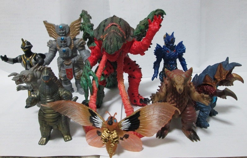 鉄甲機ミカヅキ＆登場イドム（タカラ）PVCフィギュア6体セット 鉄甲機