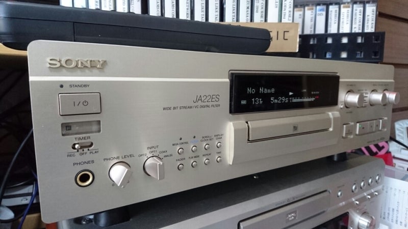 某12000+税のジャンクMDデッキSONY MDS-JA22ES(笑)を5分で修理(笑