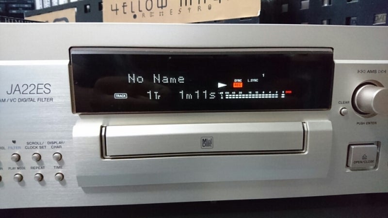 某12000+税のジャンクMDデッキSONY MDS-JA22ES(笑)を5分で修理(笑