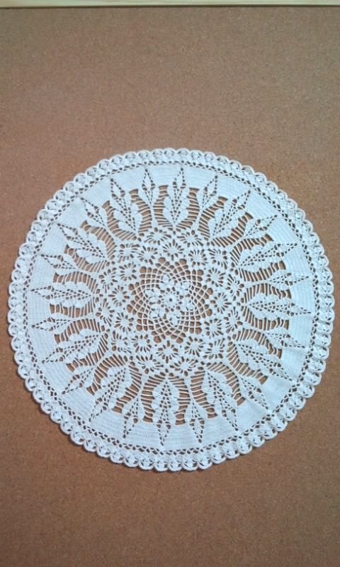 かぎ針編みドイリーを2枚 | 編み物のキロク