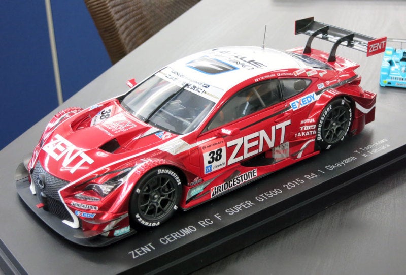 激レア1/18 エブロ ZENT CERUMO RC F 2015 ゼントセルモ 超希少】1/18