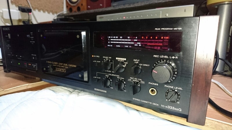 ほぼ動作OKなSONYのカセットデッキTC-K333ESGのジャンクを確保 | K'S