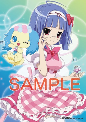 ジュエルペットと魔法のエプロン描き下ろしイラストタペストリーまほう