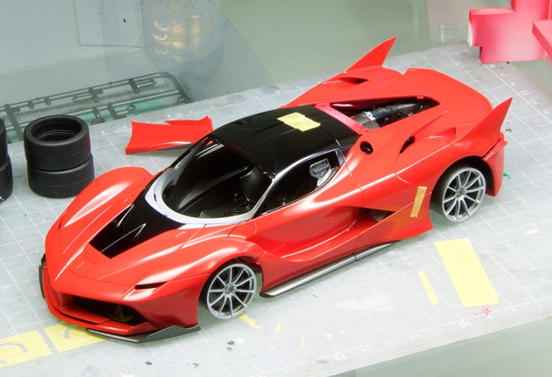 製作記 タミヤ 1/24 フェラーリ FXX K (14) | プラモ日記 青22号