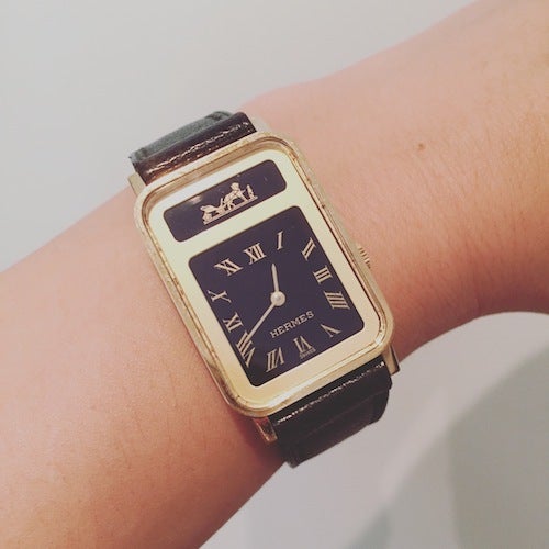 HERMES ヴィンテージ エルメス 1981年 時計 カレーシュ | 【Kio Vintage】