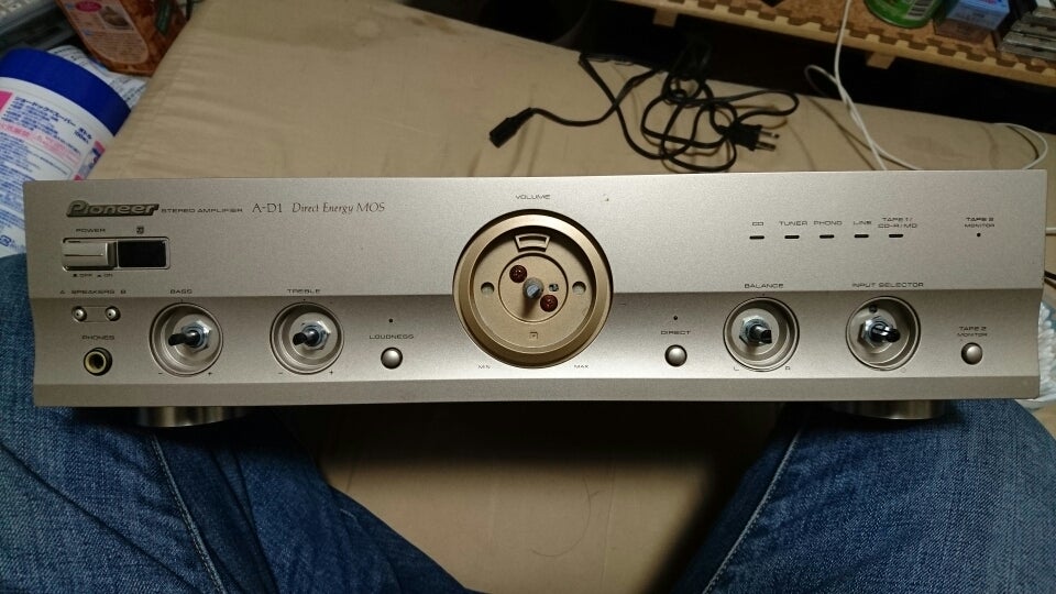 何気に評価の良いPioneerのエントリープリメインアンプA-D1ジャンクを