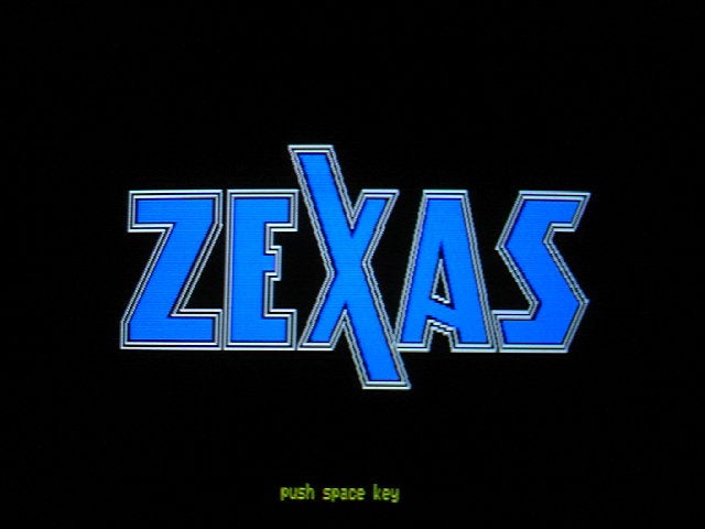 PC88用ソフト ZEXAS ゼクサス光速2000光年 （dB-SOFT） 1984年