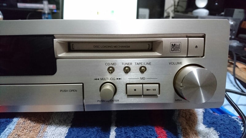 珍しいCD/MD/TURNERアンプ オンキヨーFR-435ジャンクは今後の為の