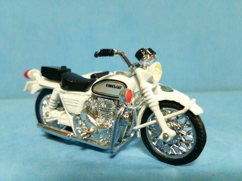 ダイヤペット】カワサキW1白バイサイドカー | トミカとか昭和モノとか