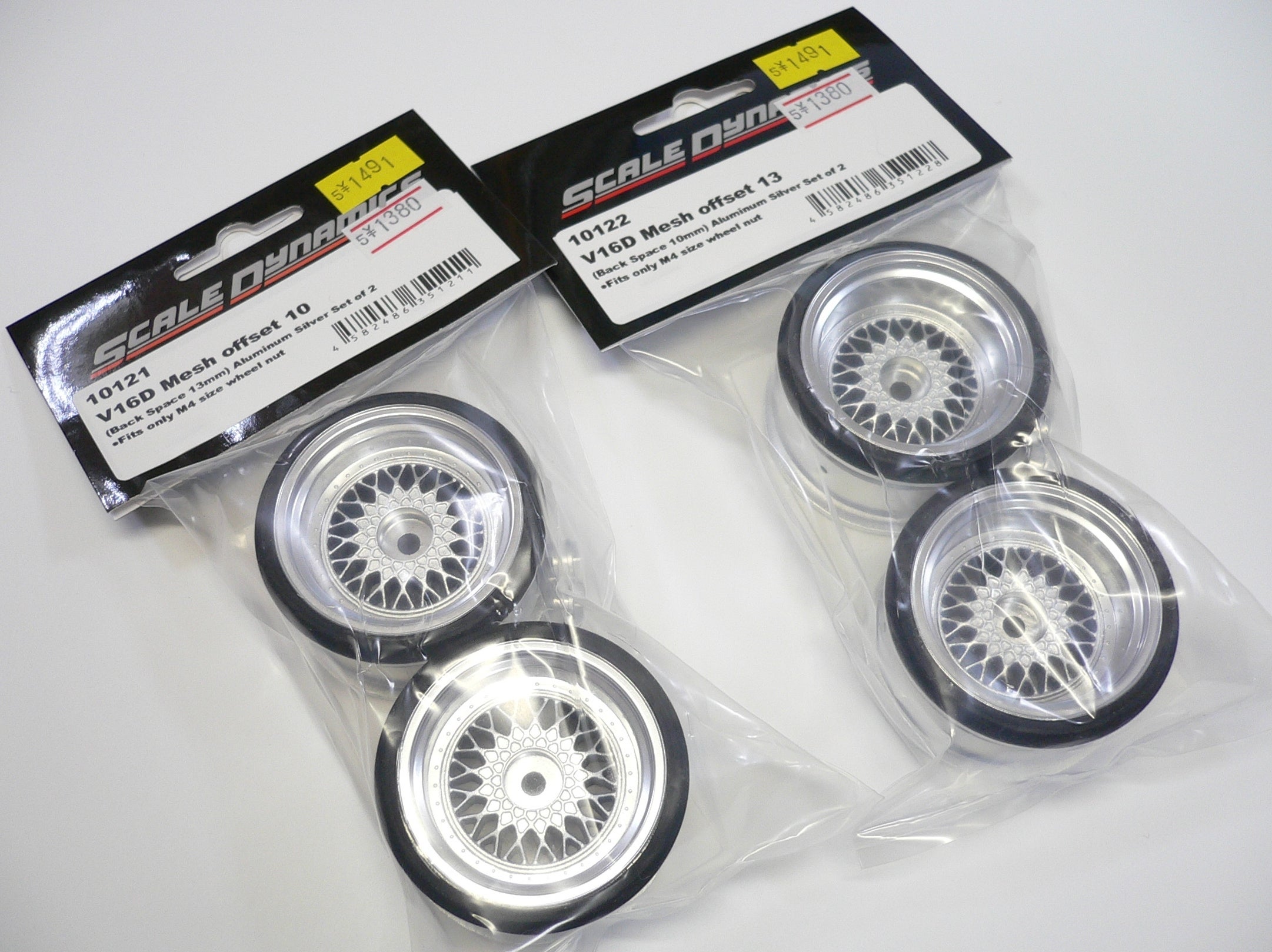 4本 スケールダイナミクス V16D ポリッシュリム 9mm ．12mm 4本