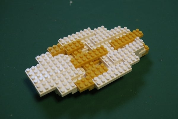 ナノブロック】ディズニーシー 15周年記念 THE WING OF WISHES 作成