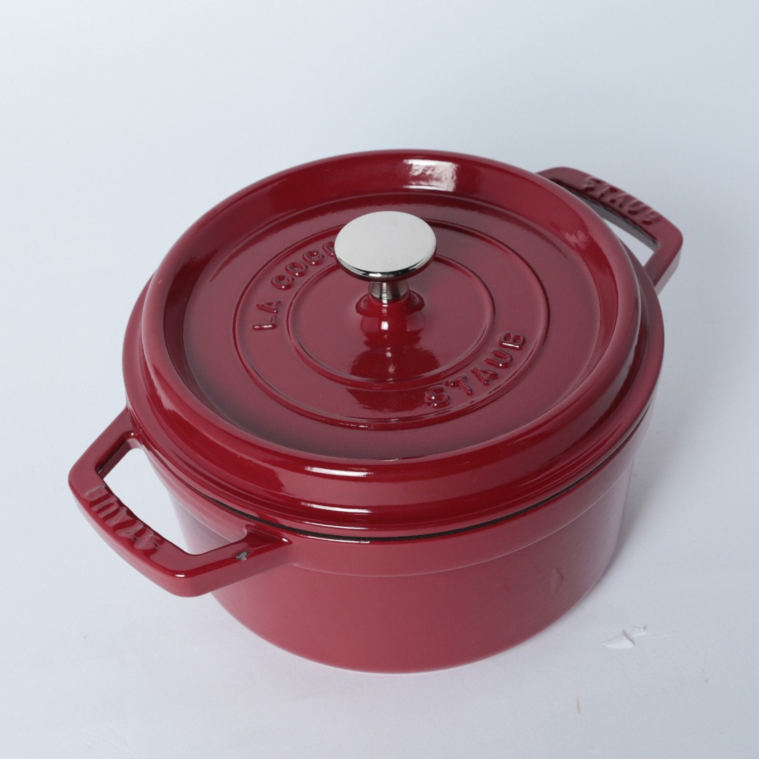 ピコ・ココット ラウンド 20cm ボルドー｜ココット｜ストウブ公式