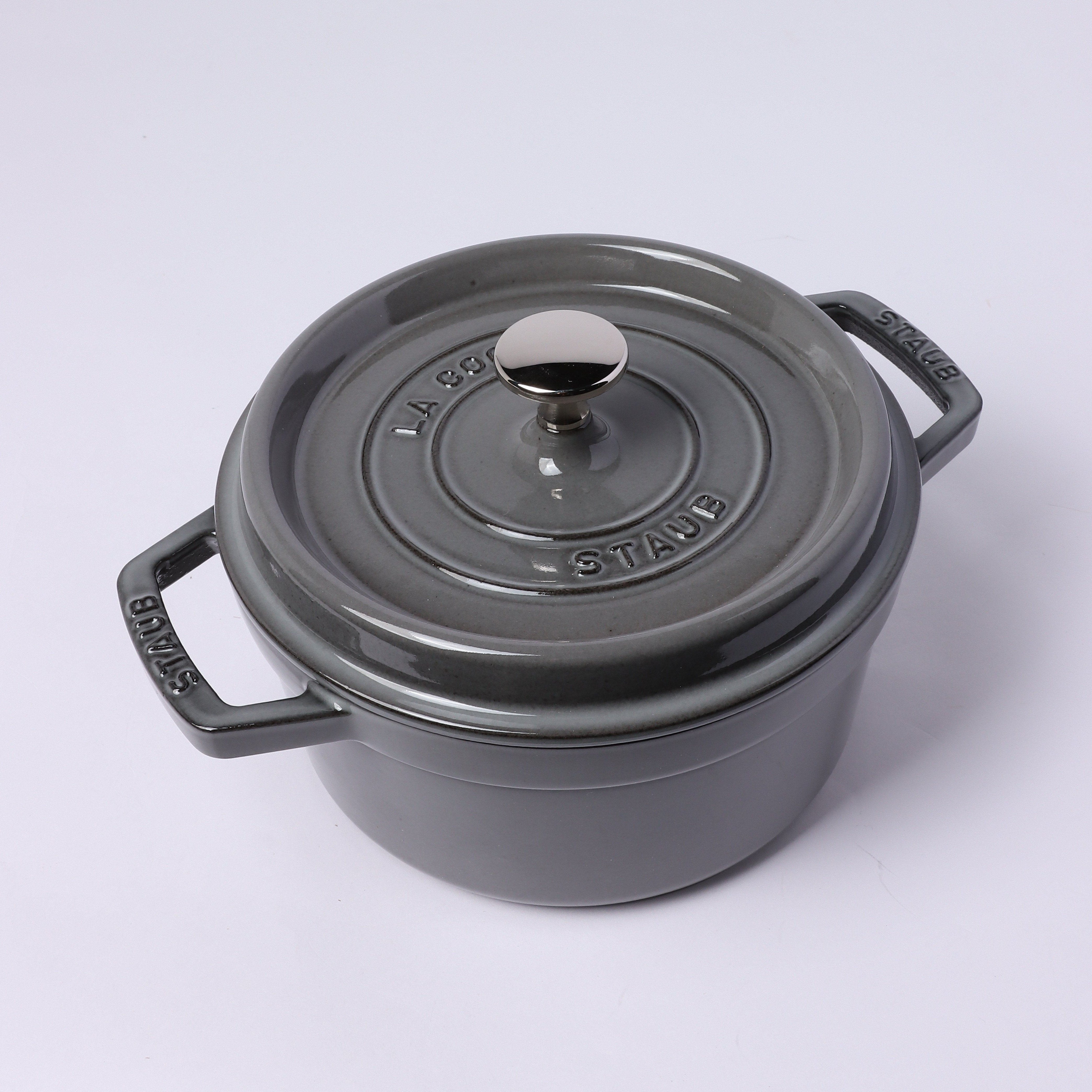 ピコ・ココット ラウンド 20cm グレー｜ココット｜ストウブ公式