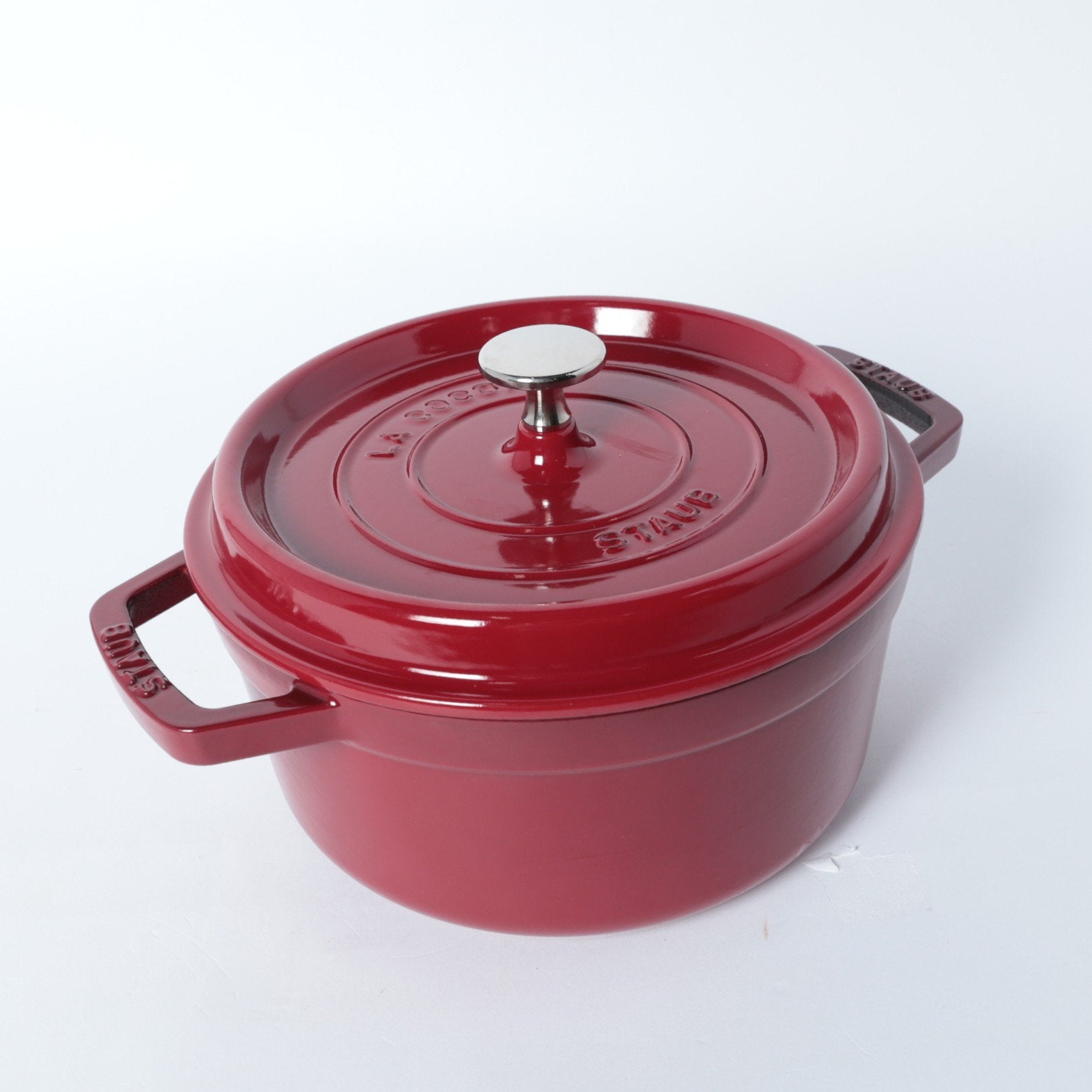 ピコ・ココット ラウンド 22cm ボルドー｜ココット｜ストウブ公式
