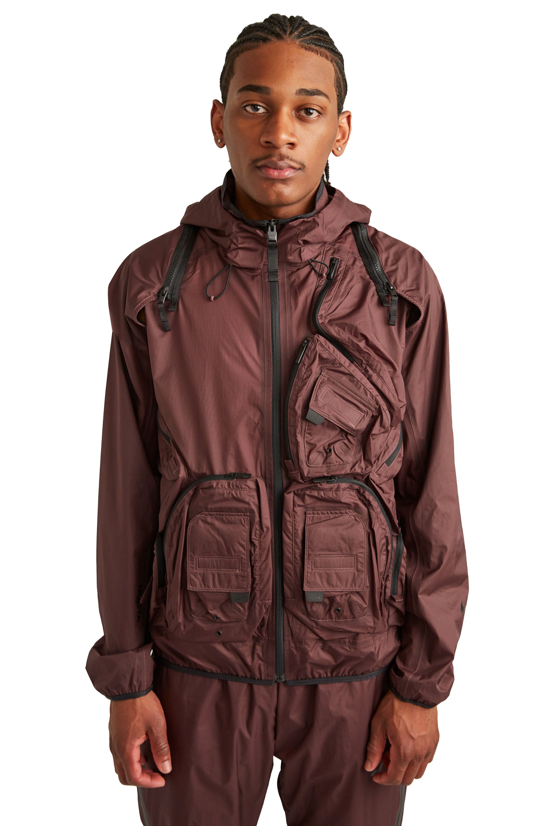 Nike x Nocta M NRG Track Jacket 'Dark Wine/Black'