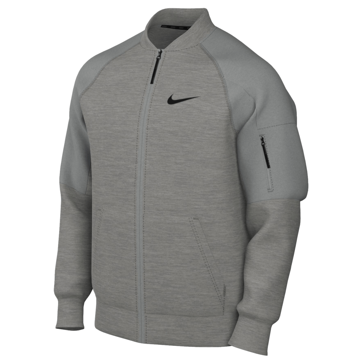 Nike Therma-FIT Training Full Zip Bomber Jacket - Grey – Stefans