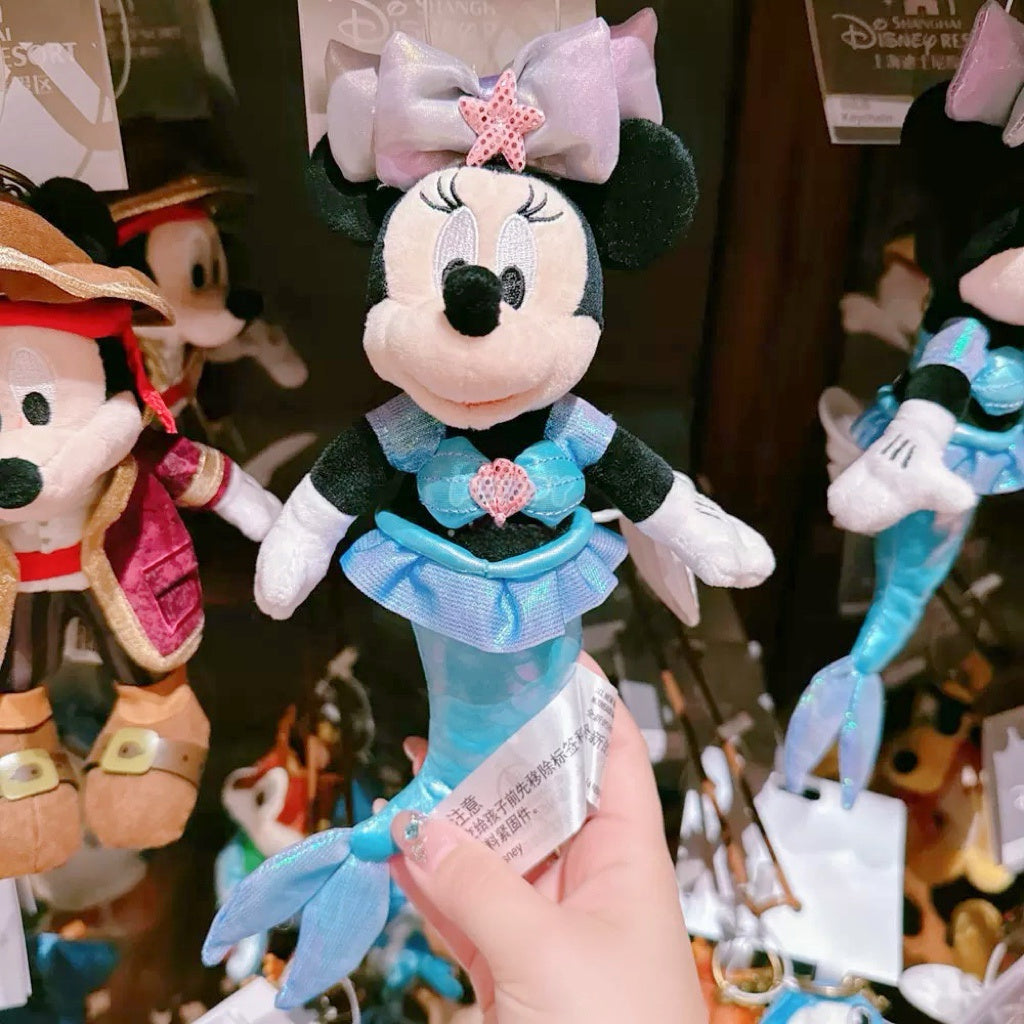 ミニー 人魚🧜 ぬいぐるみキーチェーン❘上海ディズニー – リーナちゃん
