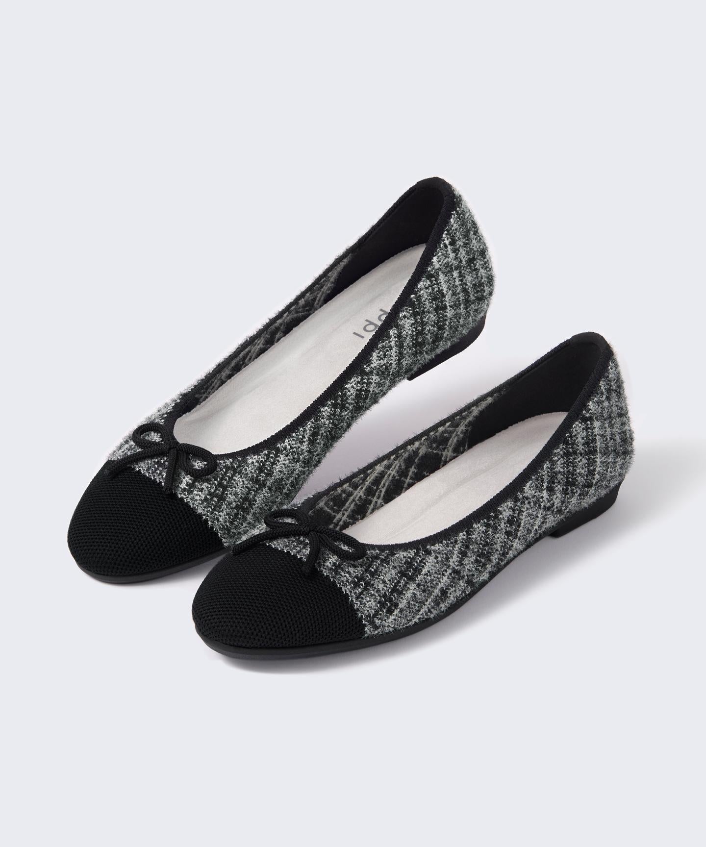 ツイード柄 ラウンド バレエ パンプス – steppi（ステッピ）公式