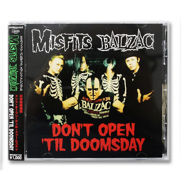 Official Misfits/Balzac Dont Open Till Doomsday CD | Misfits Shop