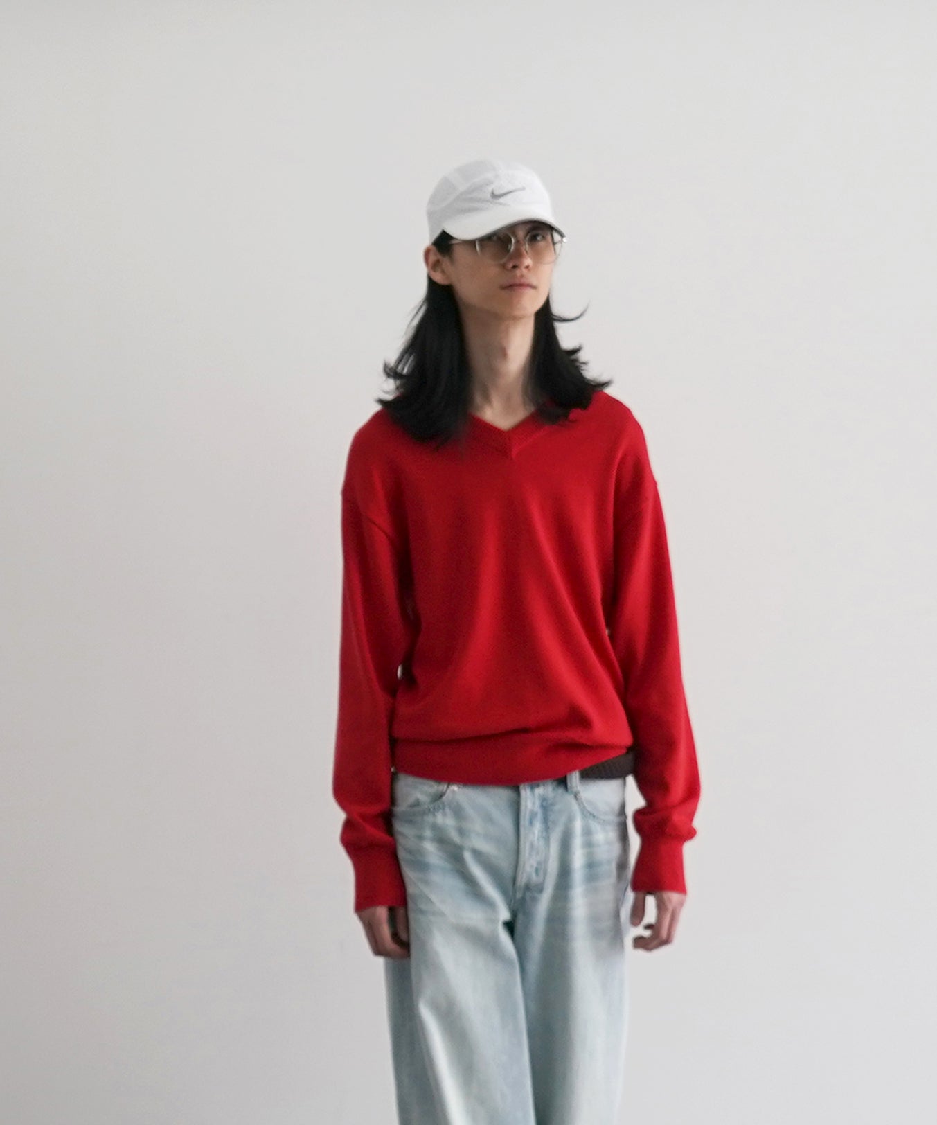 KAIKO【カイコー】v neck sweater 
