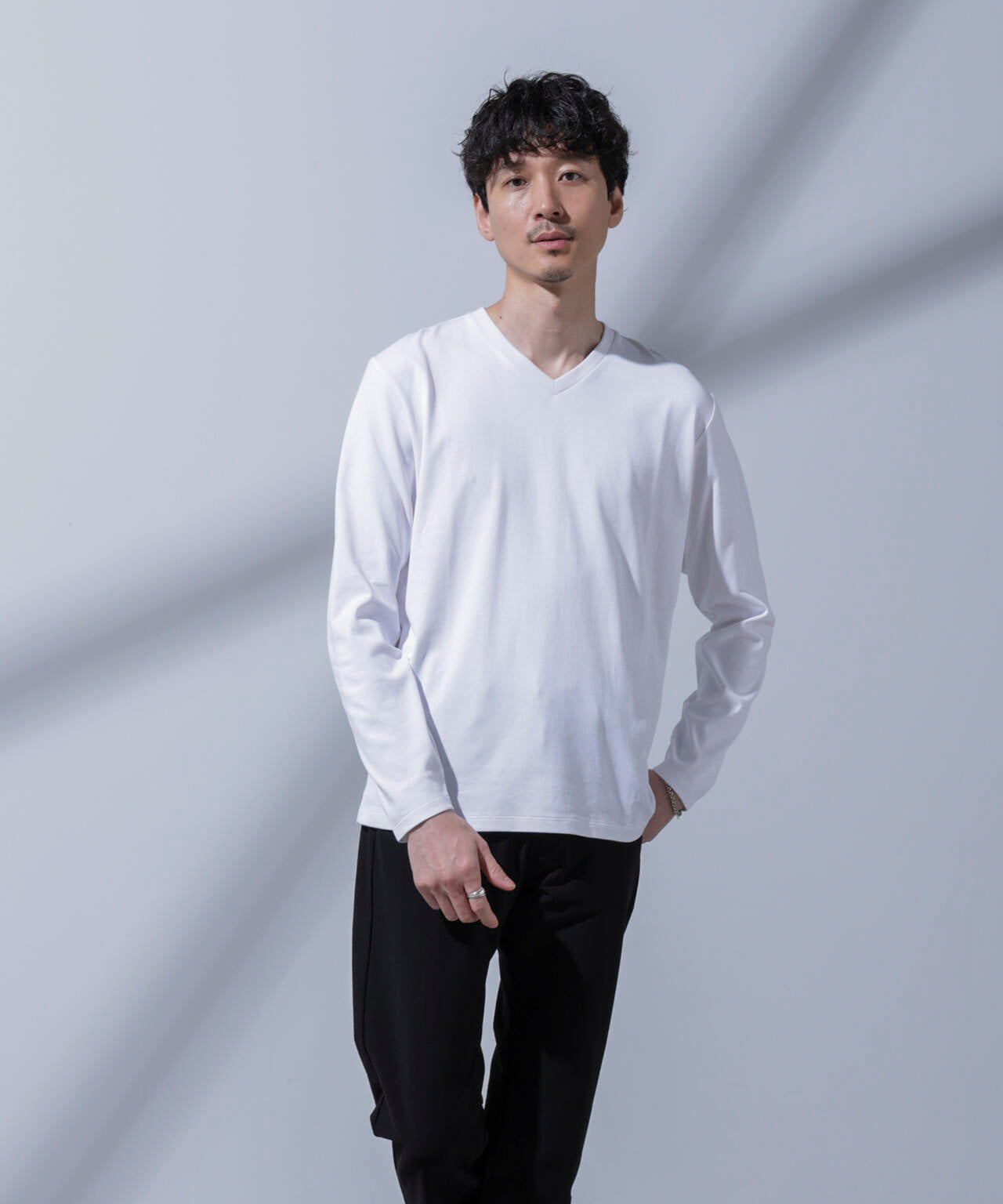 Anti Soaked(R)(アンチソーキッド) 汗染み防止 Vネック Tシャツ