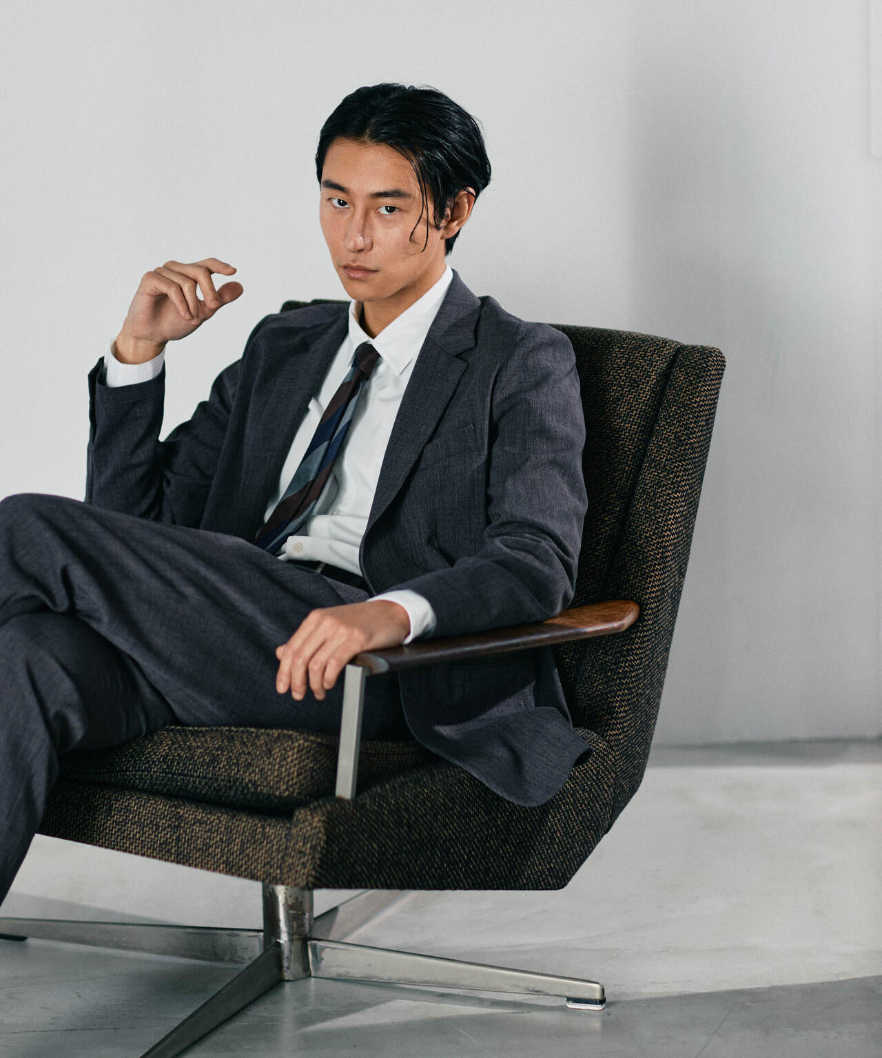 大人気シリーズ】「Damerino」ドビー クロスストレッチ セットアップ