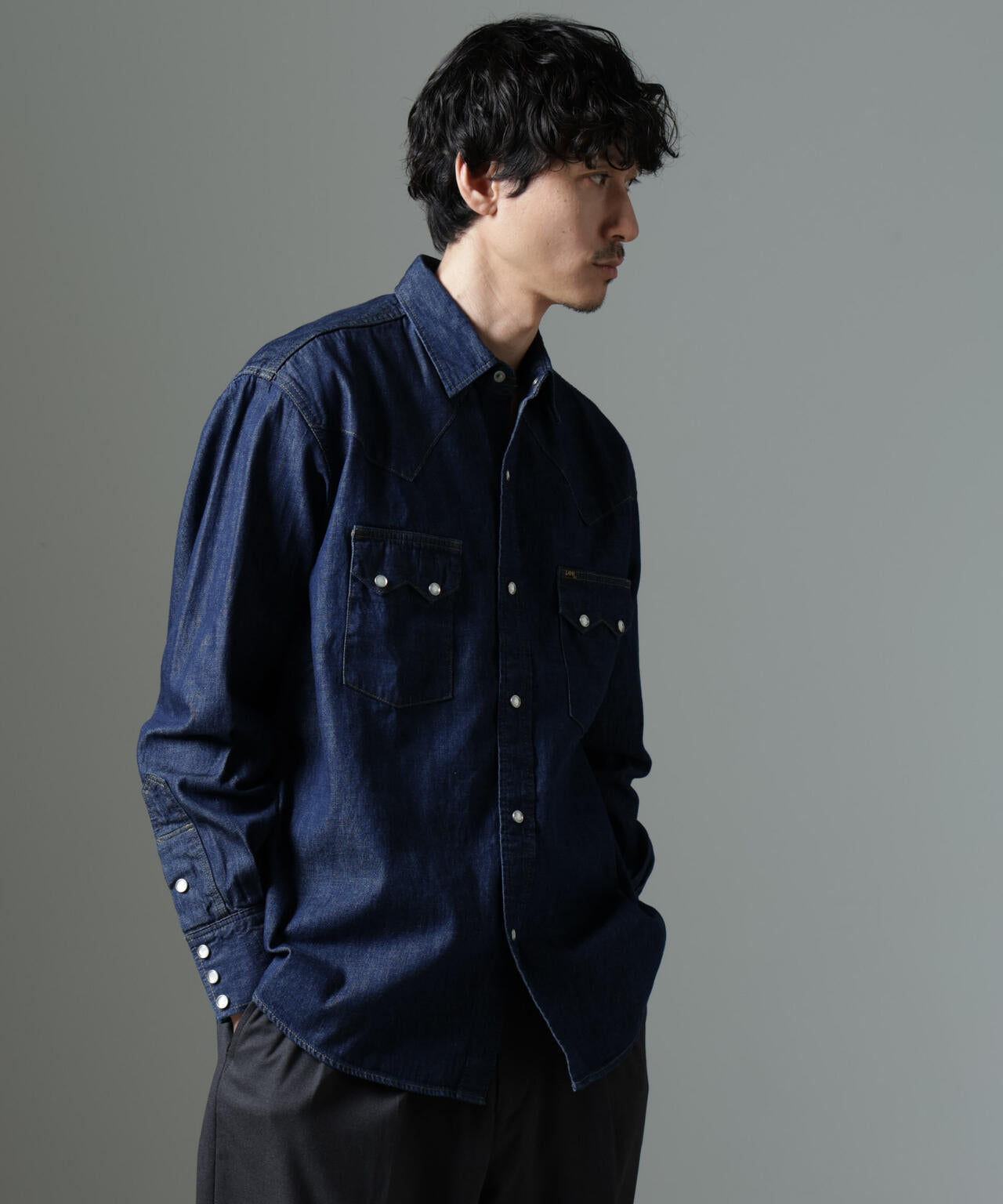 Lee / 別注 Lee DENIM WESTERN SHIRT