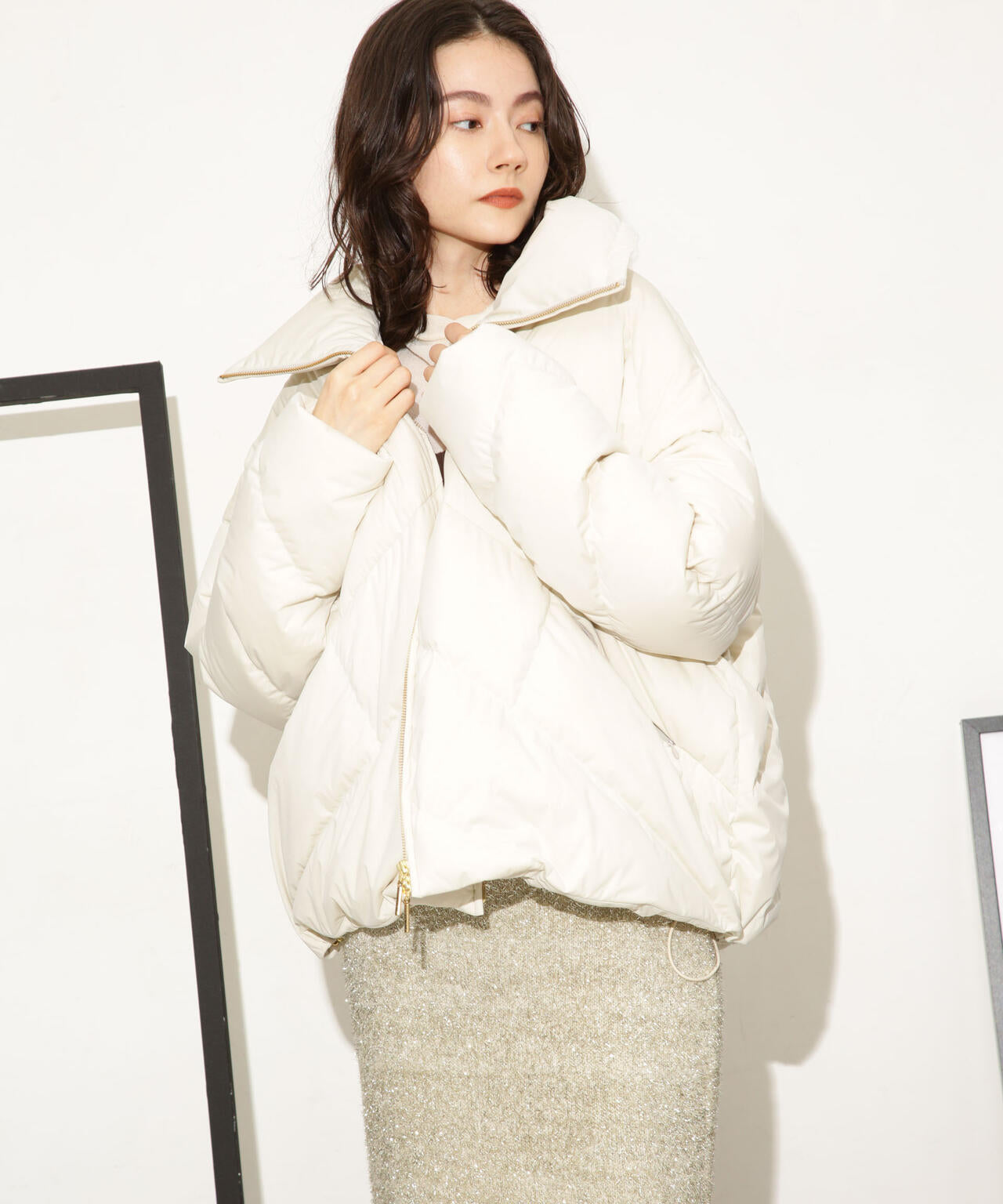 6×1 COPENHAGEN/HIGH COLLAR DOWN JACKET