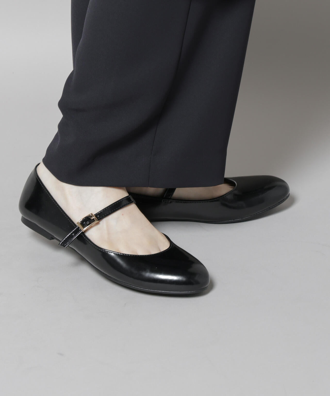 メリージェーン フラットパンプス