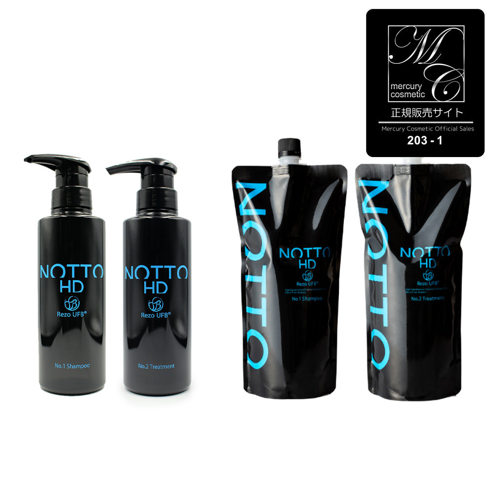 正規取扱店】NOTTO HD ノット エイチディー シャンプー&トリートメント