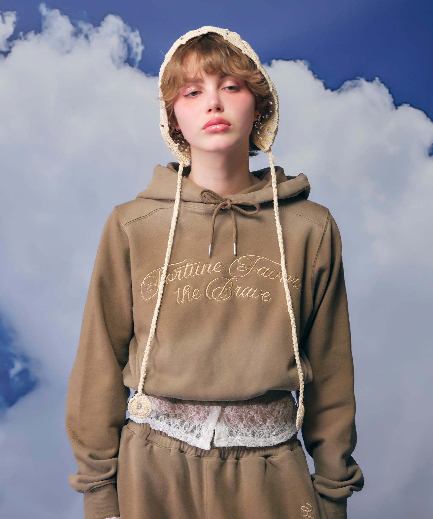 グラデーションロゴスウェットシャツ｜ACLENT（アクレント）