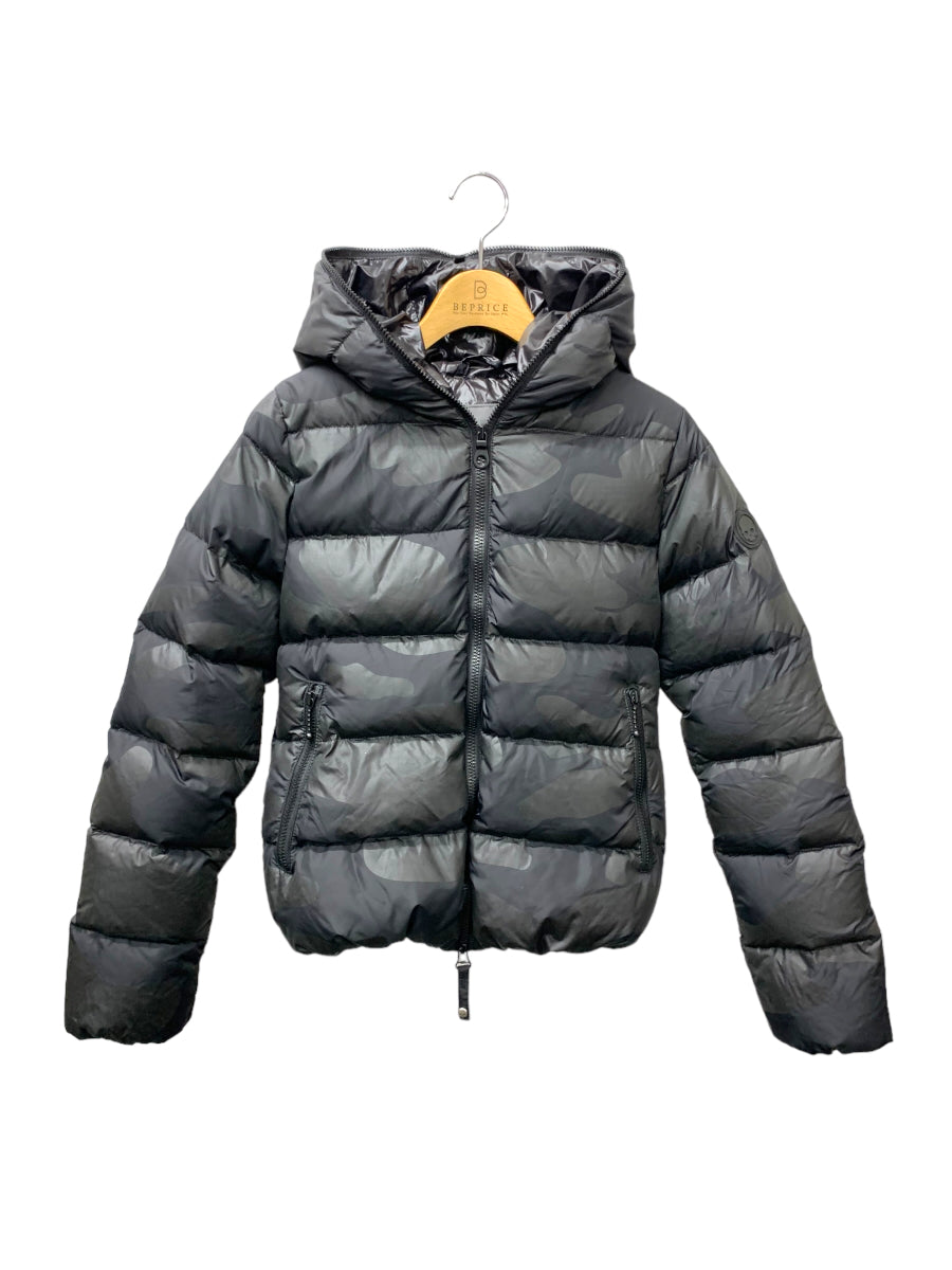 デュベティカ HYDROGEN ダウンジャケット 38 ブラック カモフラージュ