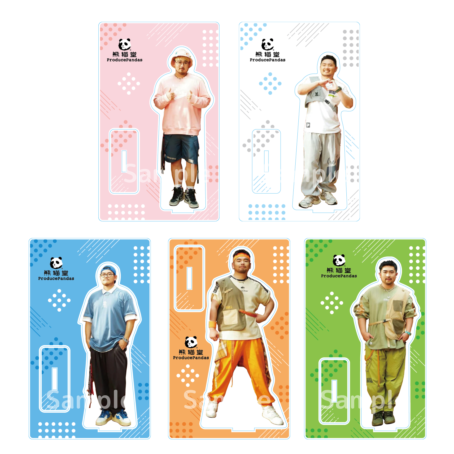 熊猫堂ProducePandas》ランダムアクリルスタンド【B】／Random Acrylic