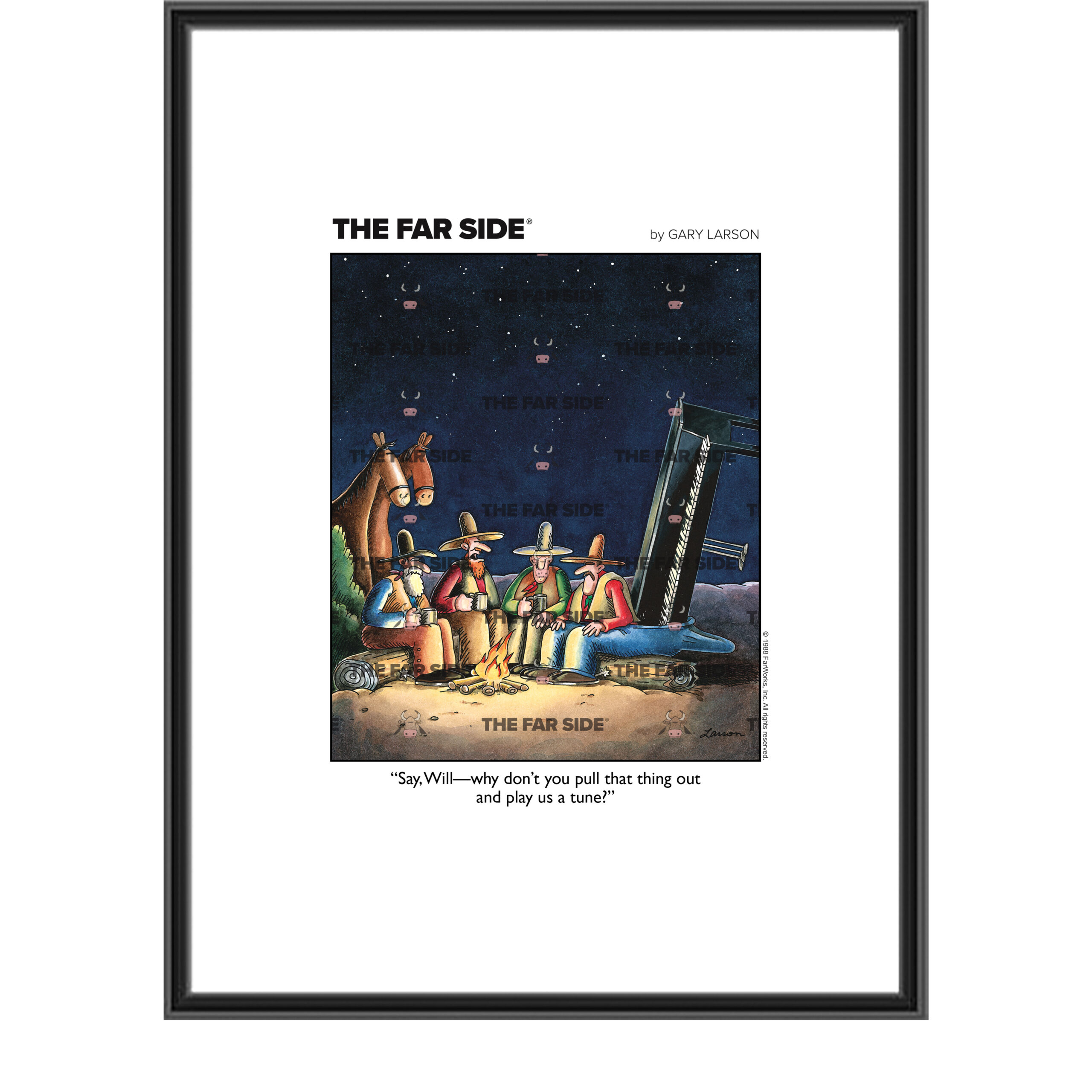 The Far Side® Comic Art Print – “Play Us a Tune” – GoComics Store
