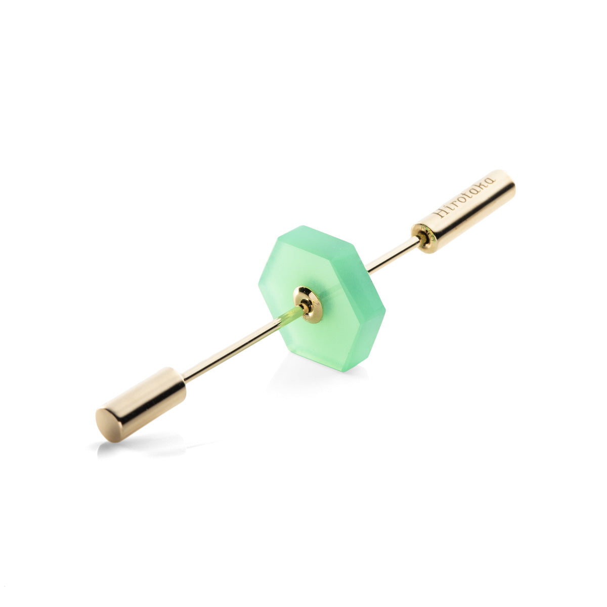 Short SPEAR ピアス / クリソプレーズ